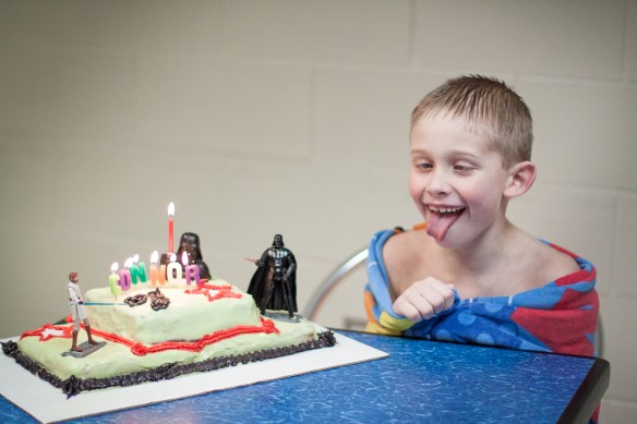 shortly before he would regret consuming anything.